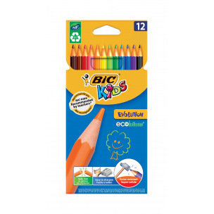 Crayons de couleur BIC Kids evolution: 24 pièces (1185215)