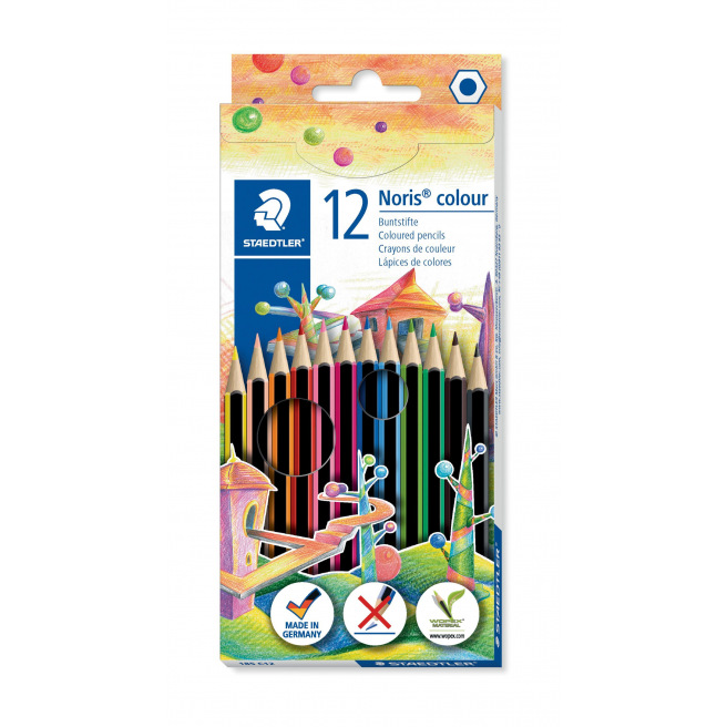 Crayons de couleur à la cire aquarellable Staedtler