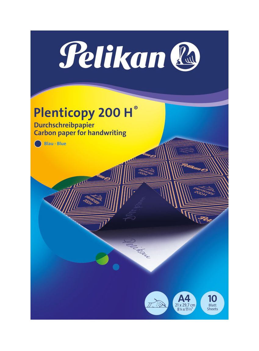 PELIKAN Pochette de 10 feuilles Papier Carbone Plenticopy 200H Bleu - Papier  spécifique - LDLC