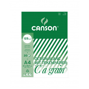Canson C à Grain - bloc dessin 20 feuilles - Schleiper - e-shop