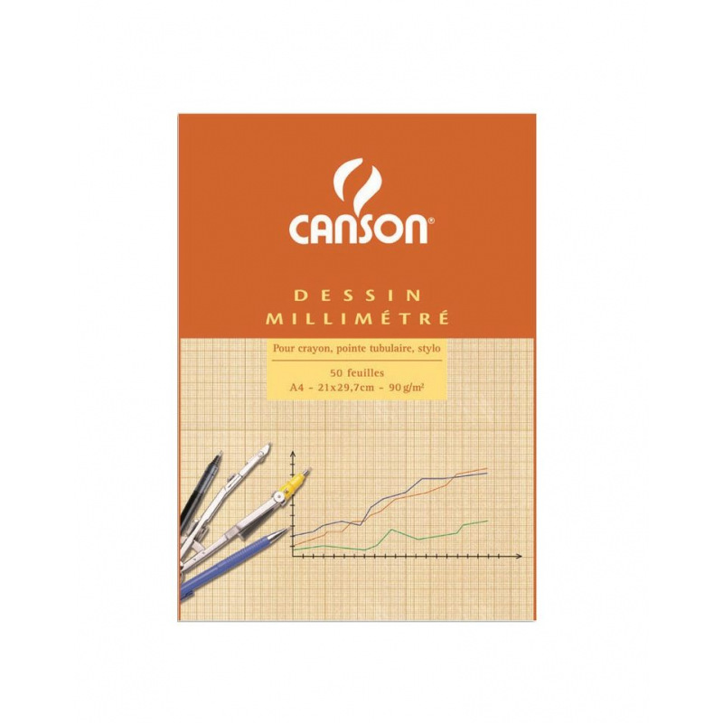 Papier Millimetre Canson 90 G