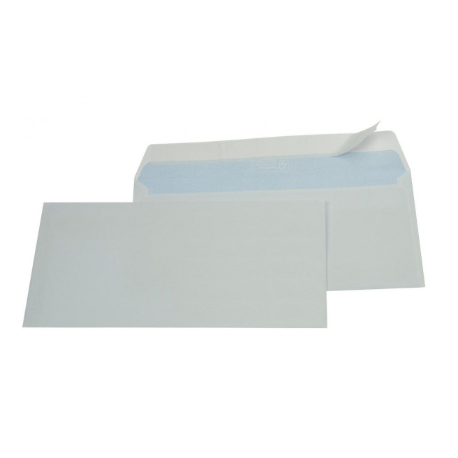 Art. 13221 Enveloppe C5/6 blanche autocollante avec fenêtre droite - prix  par carton de 500 ex.