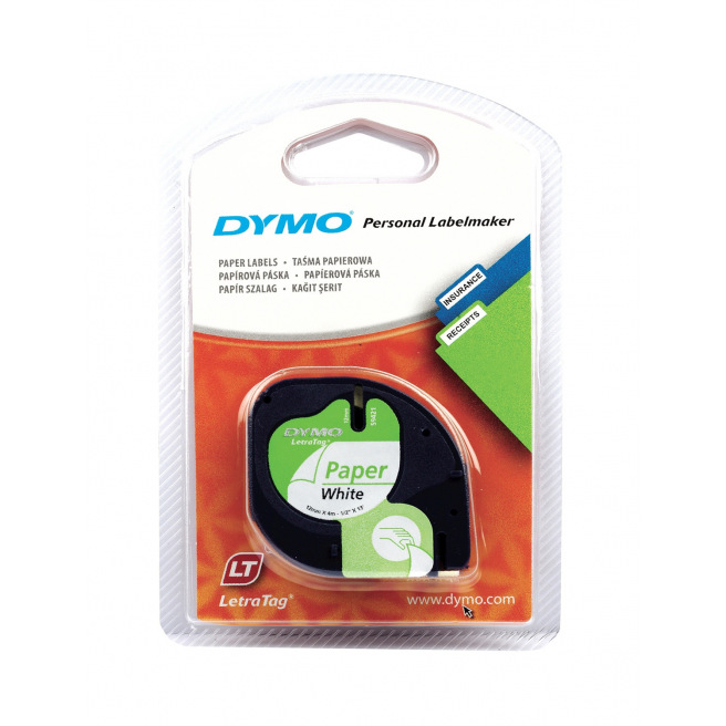 5 Pack Étiquette Ruban Compatible Avec DYMO LetraTag Blanc - Temu Belgium