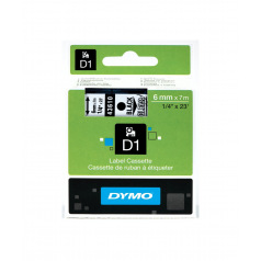 Vingvo bande 5PK compatible pour Dymo Letratag Plastic 91331 recharges laminées de ruban d'étiquettes de 12 mm
