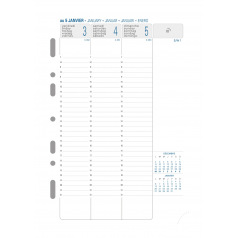 Oberthur Recharge Agenda Format 17 Semainier Semaine+Notes – Papeterie du  Dôme