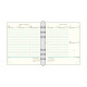 Recharge organiser Mignon AK17 - 14,6 x 17 cm - 1 semaine sur 2 pages