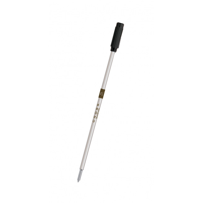 Recharge stylo bille métal 107 mm pincée pointe moyenne noir sign - La Poste