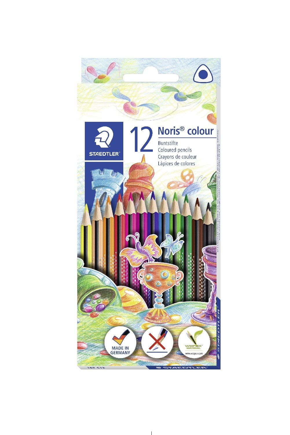 Staedtler Noris club - 12 Crayons de couleur aquarellables
