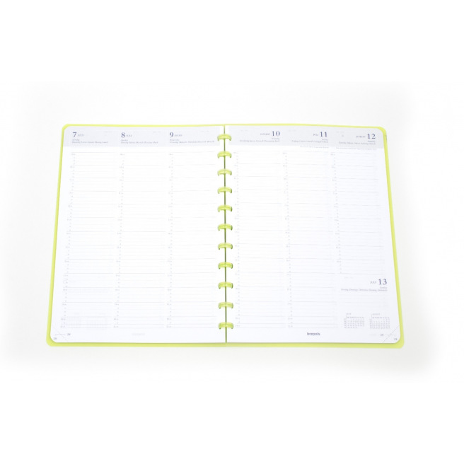 Agenda ATOMA OMEGA - 21 x 29 cm - 1 semaine sur 2 pages