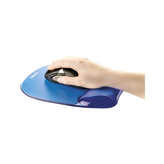 Tapis souris gel ergonomique - avec repose-poignet - Manutan