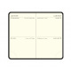 Agenda Exacompta 2 jours/page - 7,5 x 11,5 cm - 2  jours par page - recharge seule