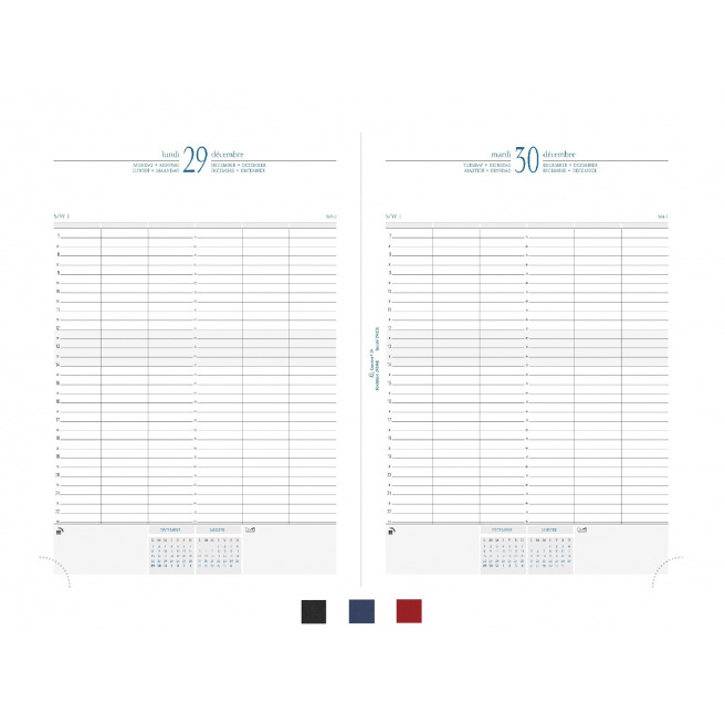 Agenda scolaire Exacompta FORUM WORK & AFTER - 10 x 15 cm - 1 jour par page