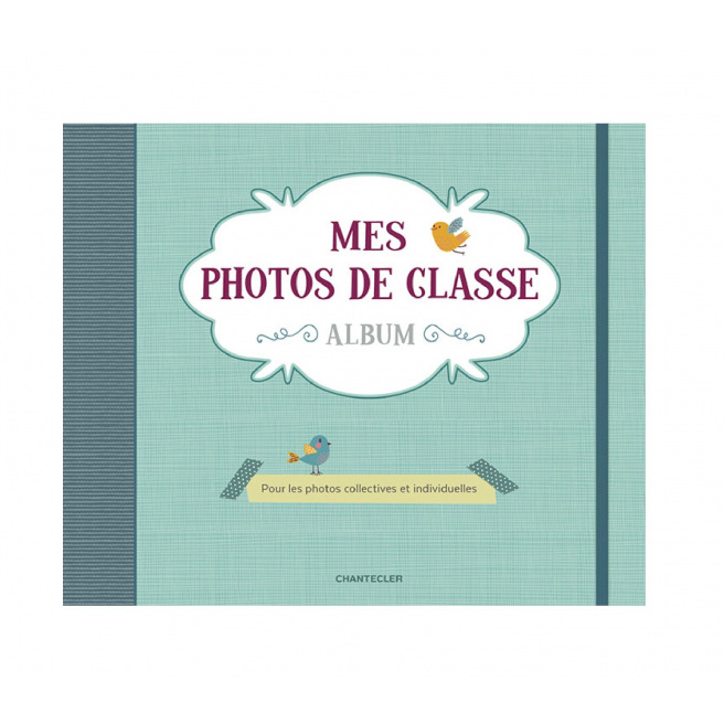 Album photos de classe bleu personnalisé