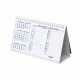 Calendrier Brepols chevalet de bureau - 3 mois - 21 x 12,5 cm