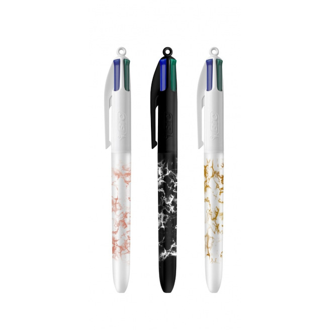 Recharge stylo-bille bic pour bic 4 couleurs écriture moyenne