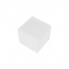 Bloc-Cube transparent avec papier