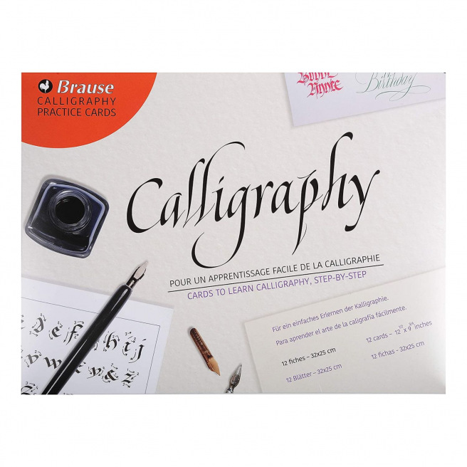 Guide d'Apprentissage Calligraphie et Brush Lettering: Cahier d