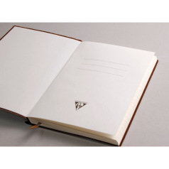Cahier spirale Atoma 24 x 29,7 cm - blanc ligné - 120 pages sur