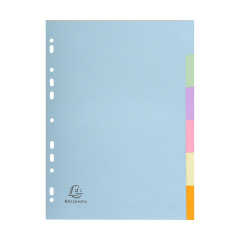 Atoma cahier A4 quadrillé commercial polypropylène transparent +  intercalaires + pochett