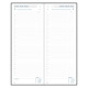 Agenda Aurora LONGO LA211 - 14 x 34 cm - 1 jour par page