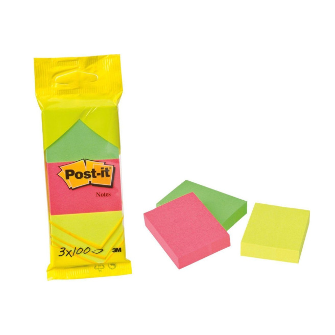 Bloc de notes Post-it 38 x 51 mm - lot de 3 blocs