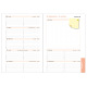 Agenda Exacompta LADY 16S - 9 x 16 cm - 1 semaine sur 2 pages avec notes