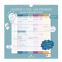 Calendrier Oberthur mural mensuel BIEN S'ORGANISER - 30 x 30 cm