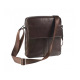 Sac bandoulière en cuir MAVERICK BROWN