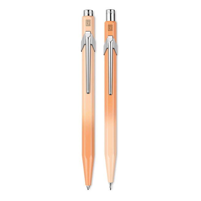 Set stylo-bille + porte-mines Caran d'Ache 849 SUNSET SKY - édition limitée