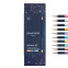 Set de crayons de couleur Caran d'Ache édition spéciale COSMIC BLUE - 10 crayons