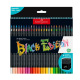 Crayons de couleur Faber-Castell BLACK EDITION