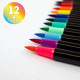 Marqueur Legami BRUSH MARKERS - étui de 12