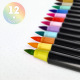 Marqueur Legami BRUSH MARKERS - étui de 12