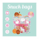 Pochette sac pour aliments Legami SNACK BAGS - paquet de 3