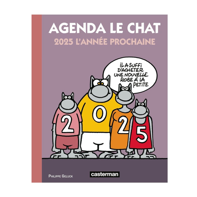 Agenda LE CHAT - 18,5 x 22,7 cm - 1 semaine sur 2 pages