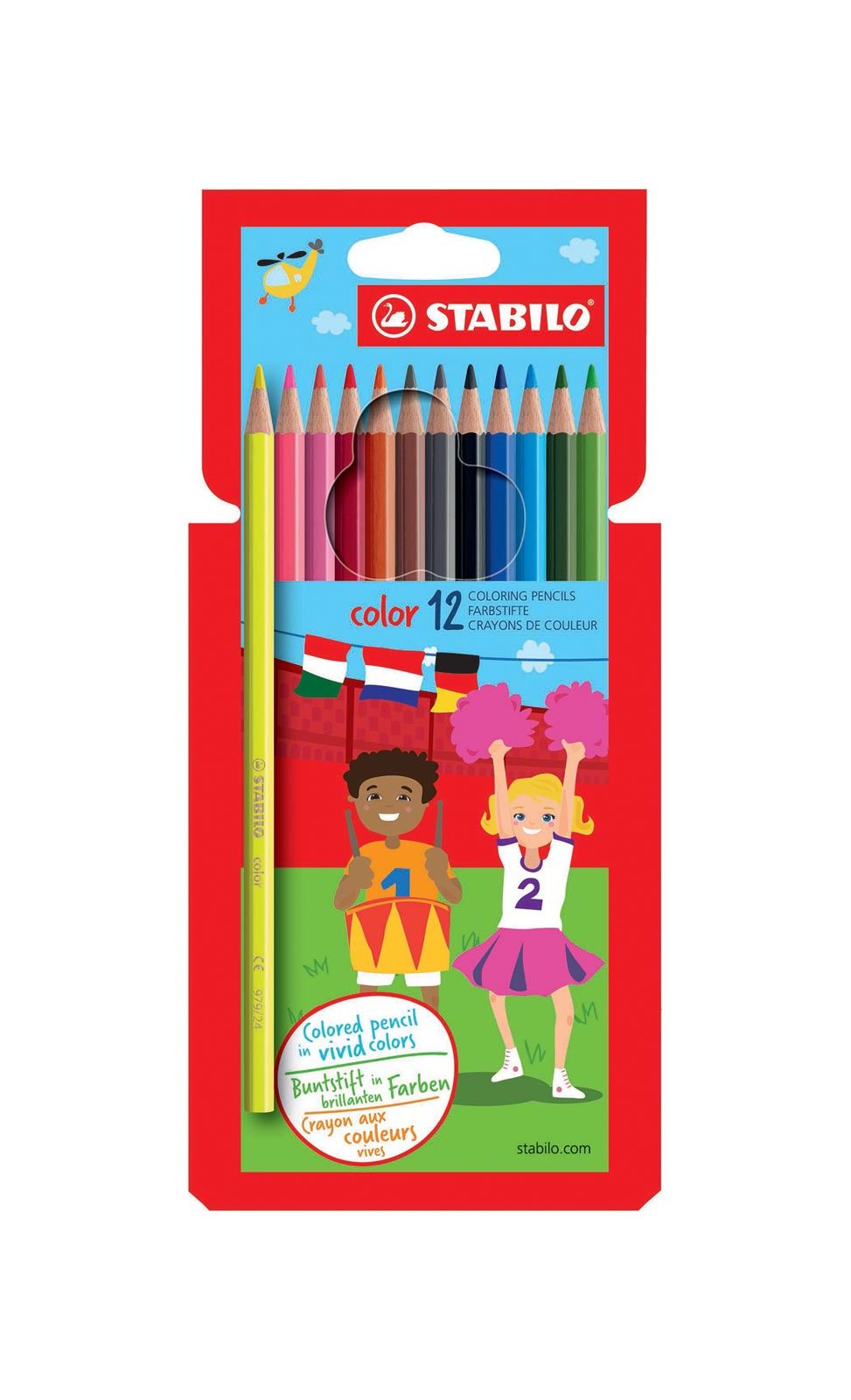 Crayon craie ; 4 couleurs au choix