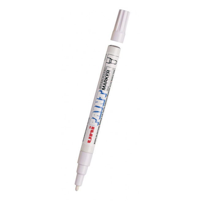 Marqueur permanent - 4 à 8,5 mm - Blanc UNI-BALL Paint PX-30