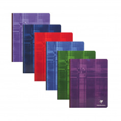 Carnet dos toilé CLAIREFONTAINE AGE BAG - A5 - 192 pages